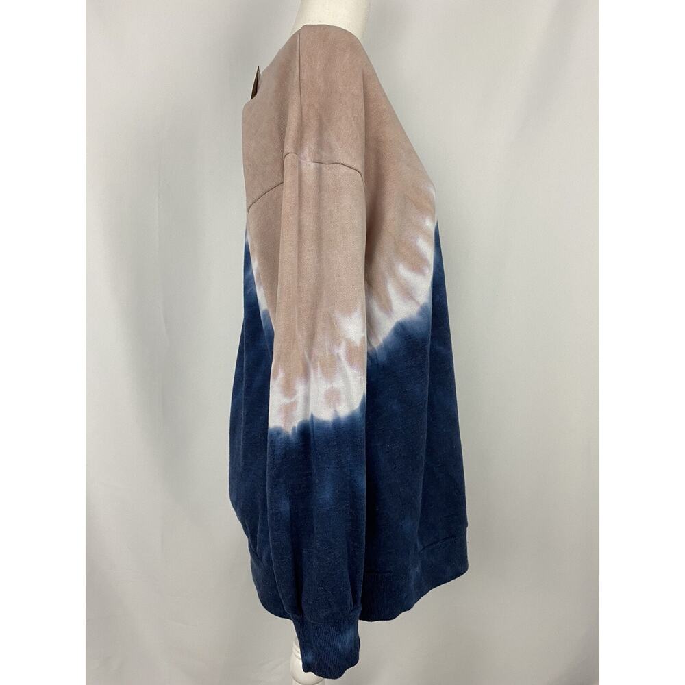 Ultra Flirt Tie Dye Tunic Sweatshirt Juniors Women Sweatshirt Sweater A004515 - Picture 2 of 5